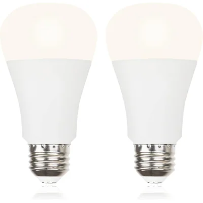 GREENIC Warm White LED Light Bulbs, 15W A19, 2-Pack, picture 1