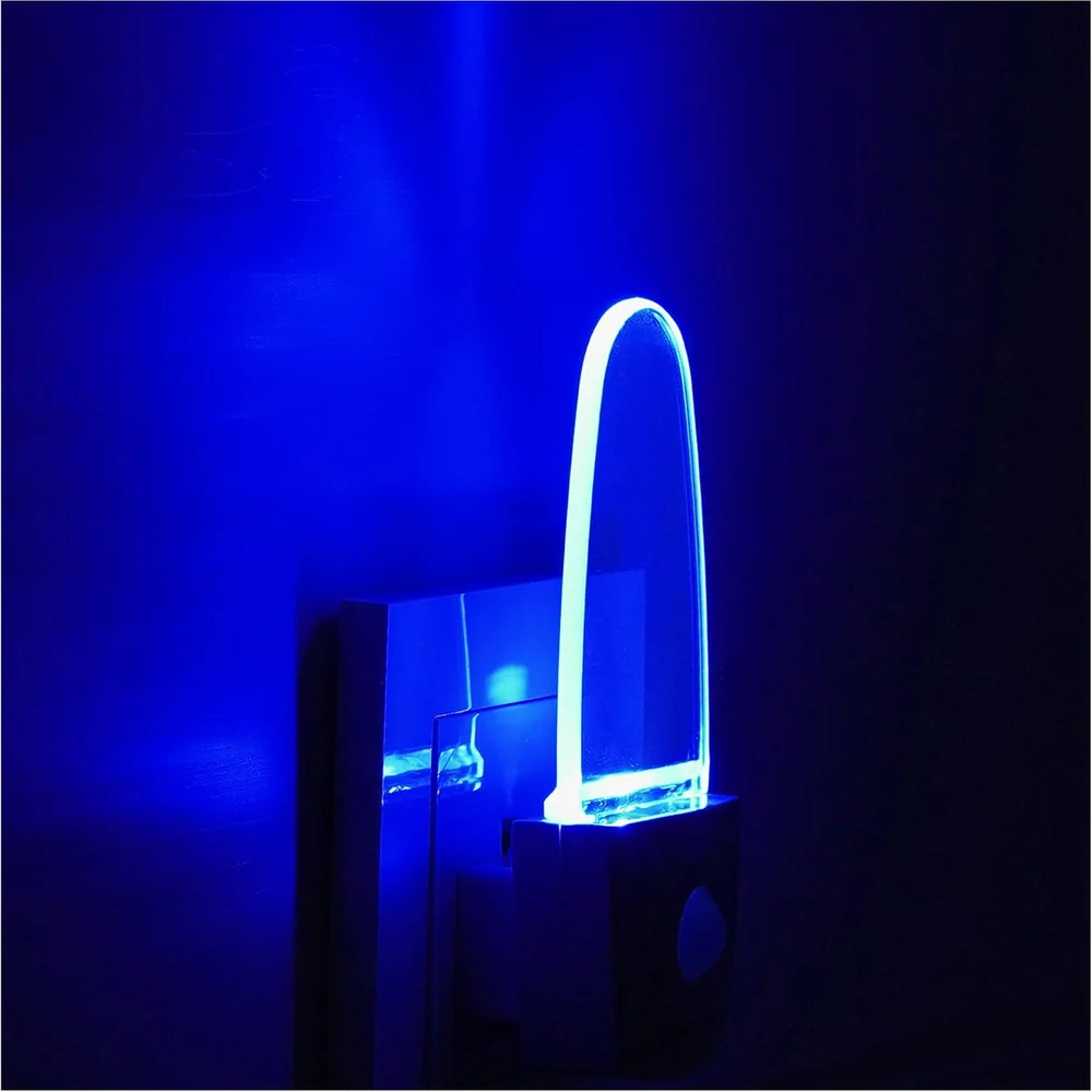 GREENIC Blue Motion Sensor Night Lights, 2-Pack