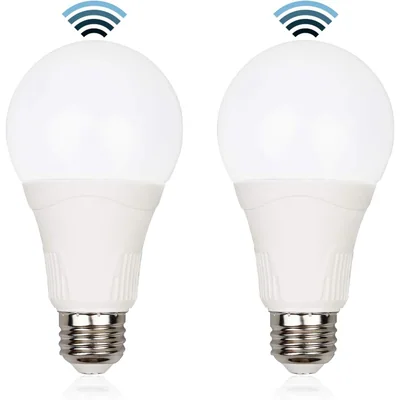 GREENIC Radar Motion Sensor Light Bulbs, 15W A21, 2-Pack, Warm White 3000K, picture 1